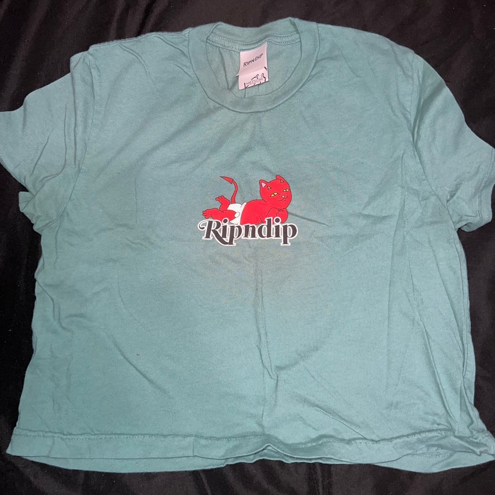 Rip and dip crop top